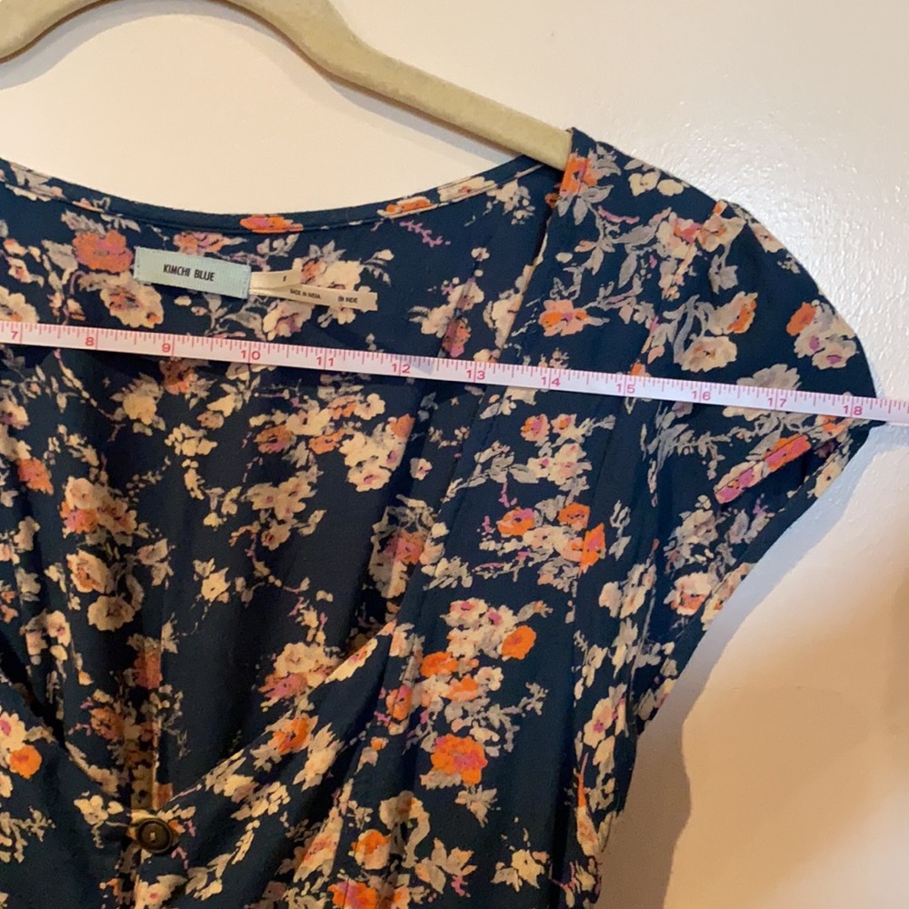 Teal Flowered Romper - image 7